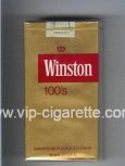 Winston gold 100s cigarettes soft box