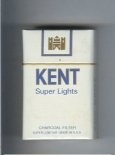 Kent Super Lights Charcoal Filter cigarettes hard box Kent Super Lights Charcoal Filter cigarettes hard box