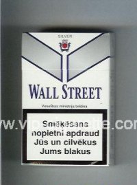 Wall Street Silver cigarettes hard box