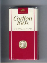 Carlton 100s cigarettes air stream Filter soft box Carlton 100s cigarettes air stream Filter soft box
