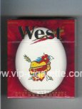 West 'R' Full Flavor 25s cigarettes hard box West 'R' Full Flavor 25s cigarettes hard box