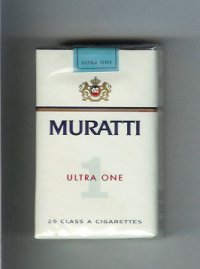 Muratti 1 Ultra One cigarettes soft box
