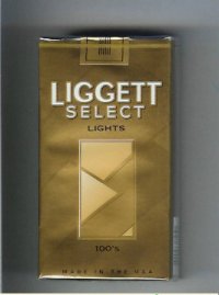 Liggett Select Lights 100s cigarettes soft box
