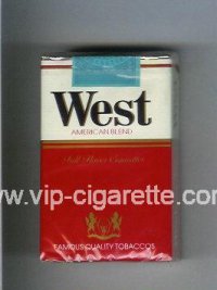 West American Blend Full Flavor cigarettes soft box