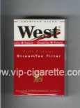 West 'R' Full Flavor StreamTec Filter American Blend cigarettes hard box West 'R' Full Flavor StreamTec Filter American Blend cigarettes hard box