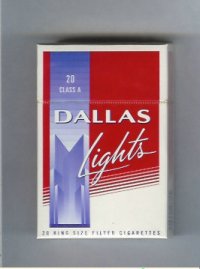 Dallas Lights cigarettes hard box