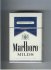 Marlboro Milds Menthol white and blue cigarettes hard box