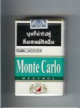 Monte Carlo Menthol Cigarettes soft box