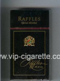 Raffles Special Menthol 100s black cigarettes hard box