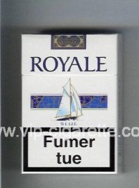 Royale Blue cigarettes hard box