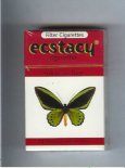 Ecstacy white and red 20 herbal cigarettes hard box