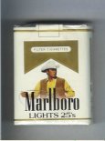 Marlboro with cowboy with lasso in hands Lights cigarettes soft box
