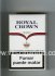 Royal Crown English Blend cigarettes white and white hard box