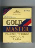 Gold Master Full Flavour Blend American 25s cigarettes hard box