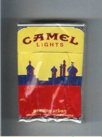 Camel Genuine Urban Lights cigarettes hard box