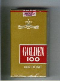 Golden Con Filtro 100s cigarettes soft box