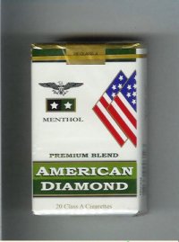 American Diamond Menthol cigarettes Premium Blend
