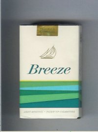 Breeze Light Menthol cigarettes USA