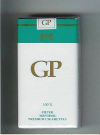 GP 100s Filter Menthol premium cigarettes soft box