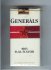 Generals 100s Full Flavor cigarettes soft box