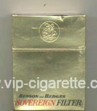 Sovereign Benson and Hedges cigarettes hard box