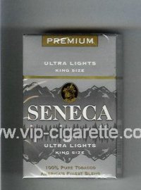 Seneca Ultra Lights cigarettes hard box