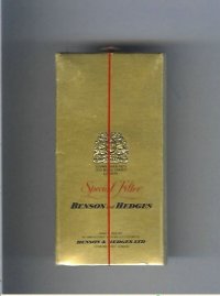 Benson and Hedges Special Filter cigarettes