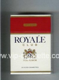Royale Club Full Flavor cigarettes hard box