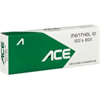 ACE Menthol 10 100's Box Cigarettes