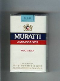 Muratti Ambassador Multifilter cigarettes soft box