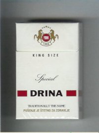 Drina Special cigarettes hard box