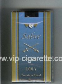 Sabre Ultra Lights 100s Premium Blend cigarettes soft box