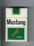 Mustang Menthol cigarettes hard box