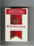 Embassy Filter Kings cigarettes hard box