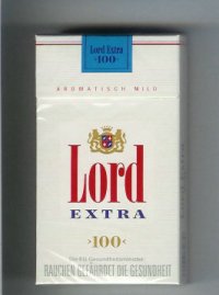 Lord Extra 100 Aromatisch Mild cigarettes hard box