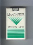 Manchester Menthol Lights cigarettes soft box