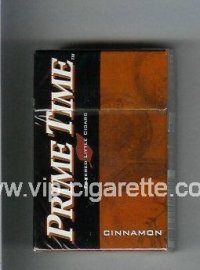 Prime Time Filtered Little Cigars Cinnamon cigarettes hard box