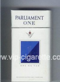 Parliament One 1 One Mg Tar 100s cigarettes hard box