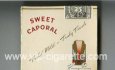 Sweet Caporal Cigarettes wide flat hard box