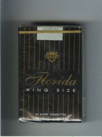 Florida King Size black cigarettes soft box