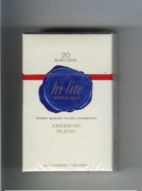Hi-Lite Special Mild American Blend cigarettes hard box