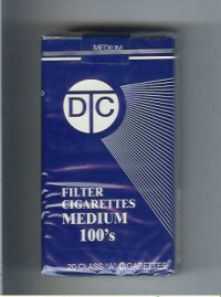 DTC Filter Cigarettes Medium 100s cigarettes soft box