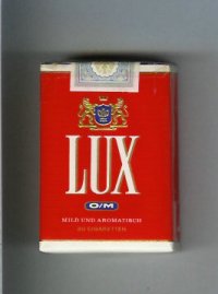 Lux OM Mild und Aromatisch red Cigarettes soft box