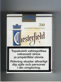 Chesterfield cigarettes Golden Tobaccos 30