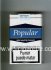 Popular 100 percent Tobacos Cubanos white and blue and black cigarettes soft box
