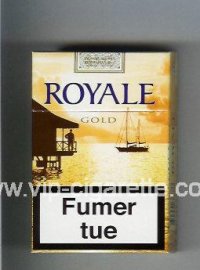 Royale Gold cigarettes hard box