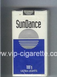 SunDance Ultra Lights 100s Cigarettes soft box
