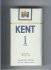 Kent 1 mg Charcoal Filter 100s cigarettes hard box