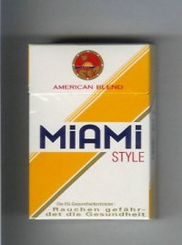 Miami Style American Blend cigarettes hard box
