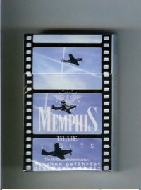 Memphis Blue Lights hard box cigarettes